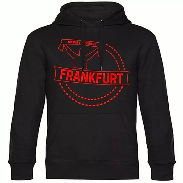 multifanshop Kapuzensweatshirt Frankfurt - Meine Fankurve - Pullover günstig online kaufen