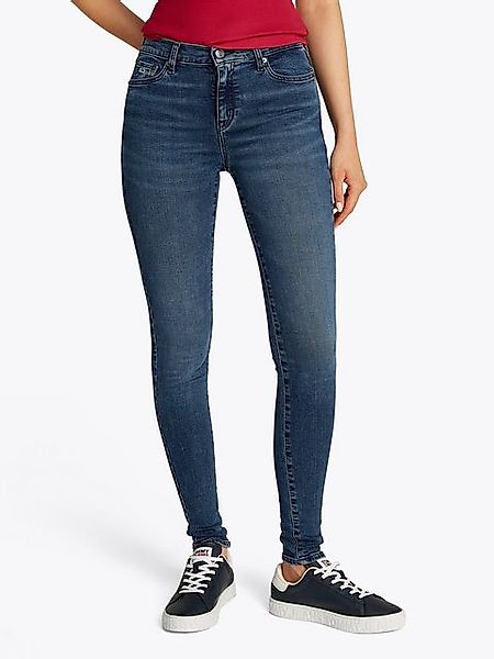 Tommy Jeans Skinny-fit-Jeans "NORA MR SKNY", mit Waschung, mit Logo-Badge günstig online kaufen
