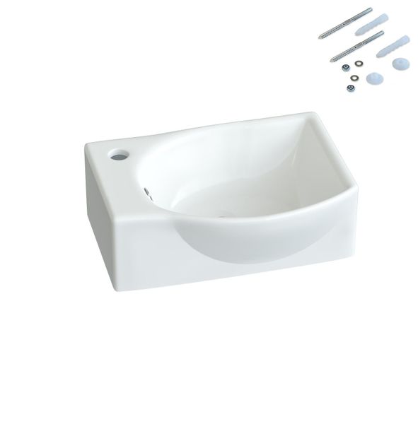 AQUABATOS Waschbecken Aufsatzwaschbecken mit/ohne Hahnloch rund günstig online kaufen