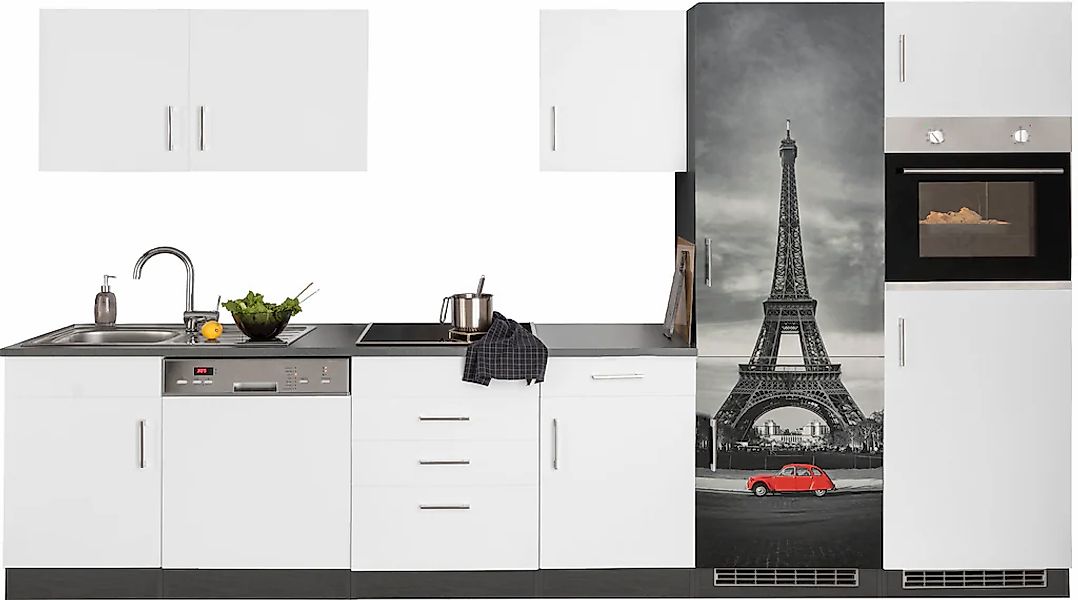 KOCHSTATION Küchenzeile "KS-Paris – Küchen mit einzigartigen Fotomotiven au günstig online kaufen