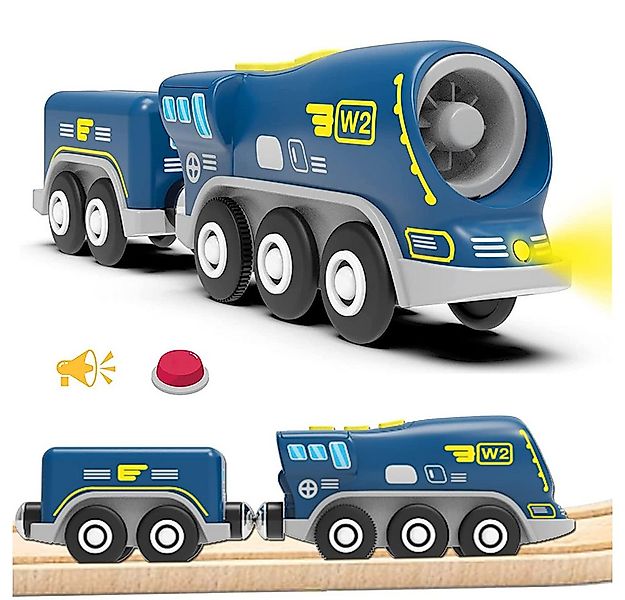 CLTYQ Spielzeugeisenbahn-Lokomotive Batteriebetriebene Lokomotive,mit Sound günstig online kaufen