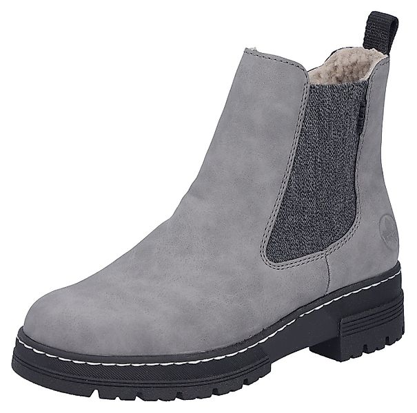 Rieker Chelseaboots Winterstiefelette, Winterboots, Blockabsatz, mit Stretc günstig online kaufen