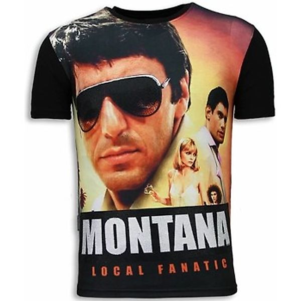 Local Fanatic  T-Shirt Tony Montana Digital Strass günstig online kaufen