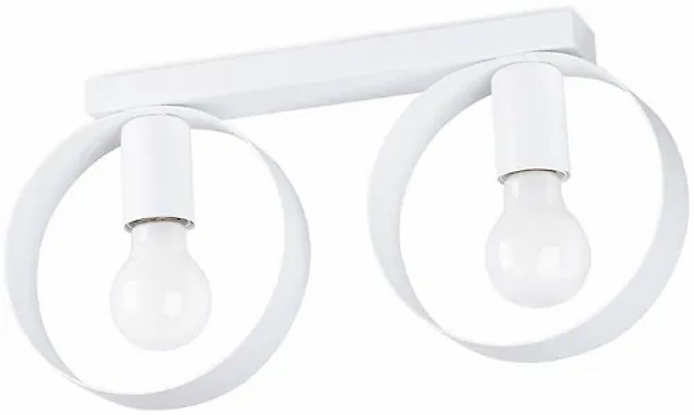 SOLLUX lighting Deckenleuchte »TITRAN«, 2 flammig, Leuchtmittel E27   ohne günstig online kaufen