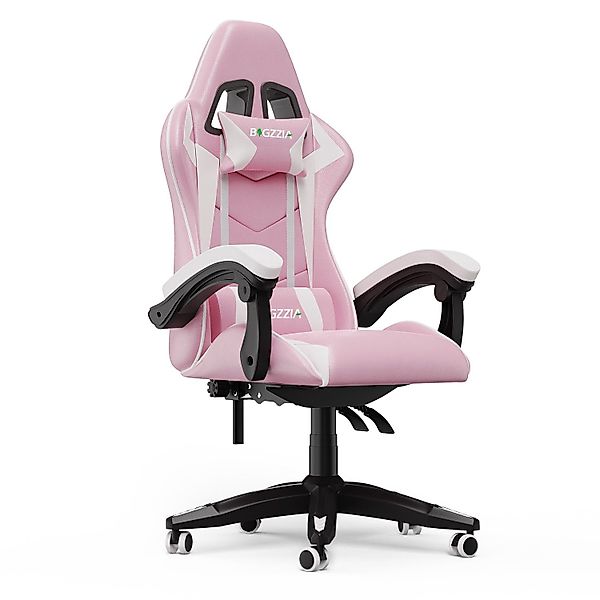 BIGZZIA Gaming-Stuhl Bürostuhl Ergonomisch mit Lendenkissen günstig online kaufen