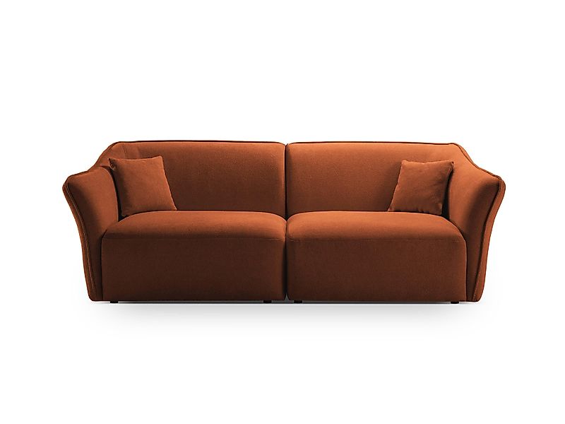 Micadoni | 3-Sitzer-Sofa Hailey Bouclé günstig online kaufen