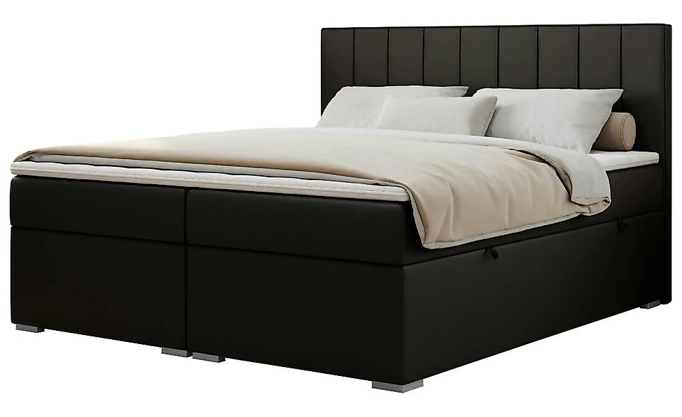 Boxbett mit Bettkasten Ally ¦ schwarz ¦ Maße (cm): B: 120 H: 118 Betten > K günstig online kaufen