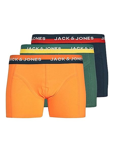 Jack & Jones Boxershorts Herren Unterwäsche 3er Pack JACOLI TRUNKS 3 PACK günstig online kaufen