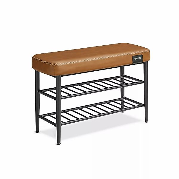 Vasagle Schuhbank 30 cm x 80 cm x 50 cm Braun günstig online kaufen
