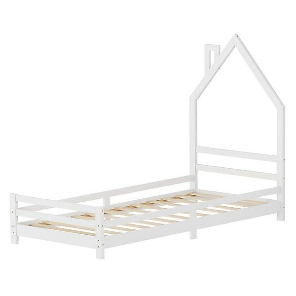 ML-DESIGN Kinderbett Hausbett Holzbett mit Lattenrost Jugendbett aus massiv günstig online kaufen