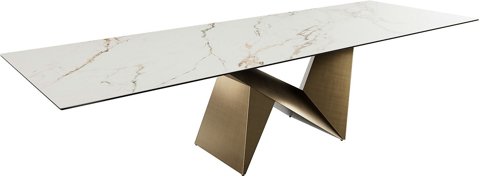 DELIFE Esstisch Edge, Keramik Calacatta Luxe günstig online kaufen