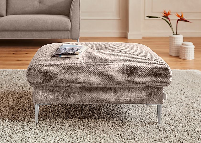 TRENDMANUFAKTUR Hocker "Chilltime, elegant und bequem durch Komfortsitzhöhe günstig online kaufen