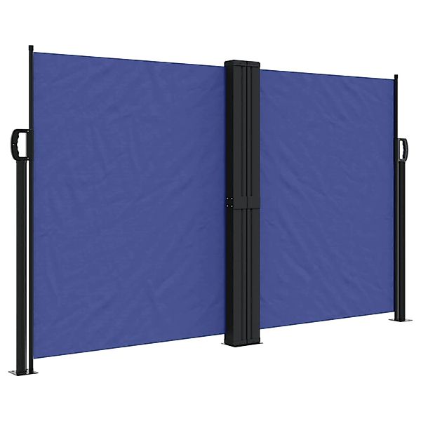 furnicato Seitenmarkise Ausziehbar Blau 140x1200 cm günstig online kaufen