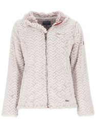 Rivercreek Fleecejacke Damen Jacke mit Zick-Zack-Streifen-Muster günstig online kaufen