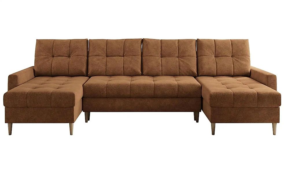 Wohnlandschaft mit Schlaffunktion Astra ¦ orange ¦ Maße (cm): B: 290 H: 75 günstig online kaufen