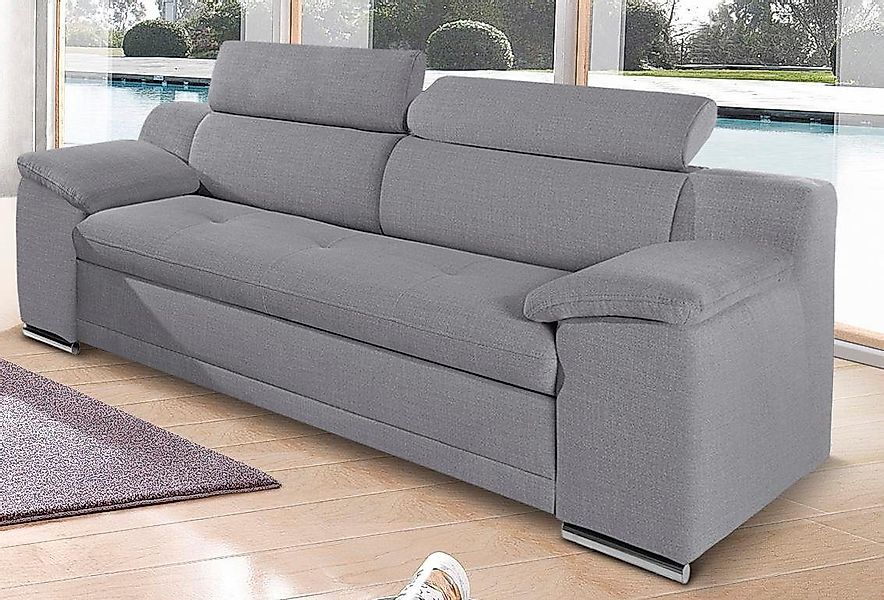 sit&more 3-Sitzer "Andiamo", inklusive Kopfteilverstellung günstig online kaufen