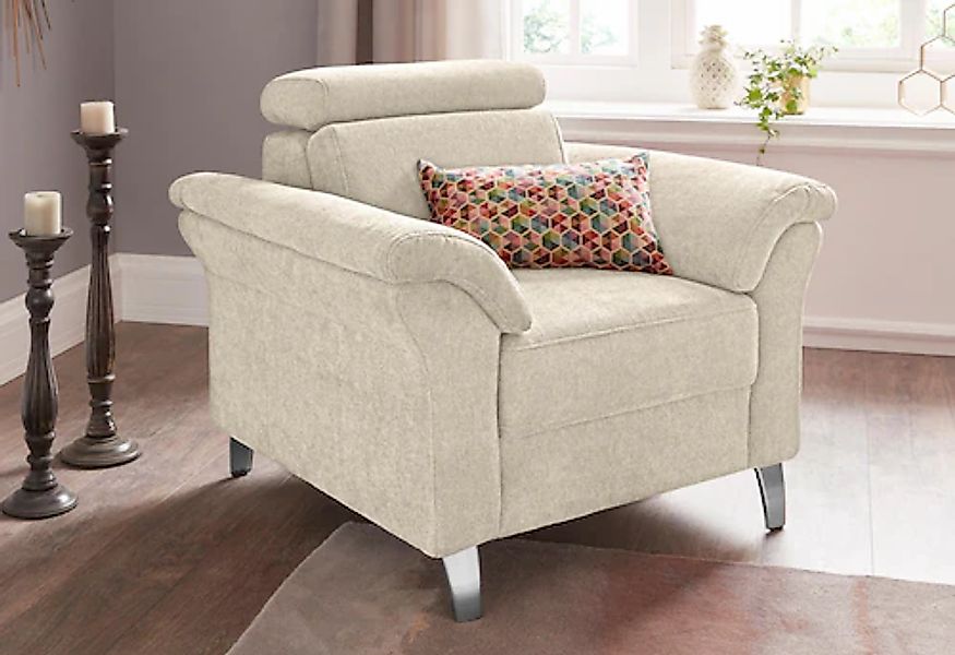 sit&more Sessel »Arngast« inklusive Federkern und Kopfteilverstellung günstig online kaufen