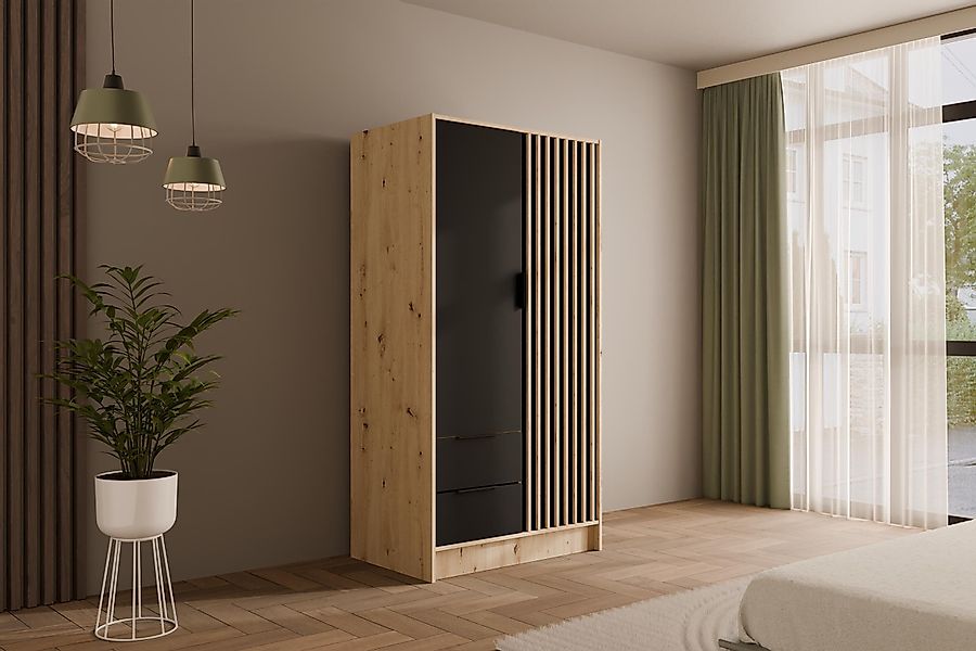 ALTDECOR Drehtürenschrank NELIA (Kleiderschrank Garderobenschrank mit günstig online kaufen