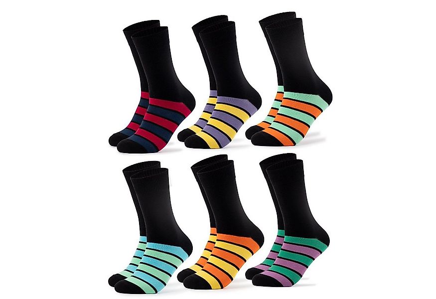 OCCULTO Basicsocken Herren Bunte Socken 6er Pack (Modell: Moritz) (6-Paar) günstig online kaufen