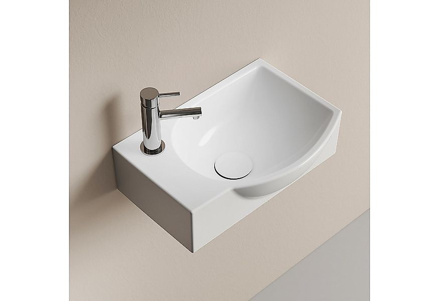 EMKE Aufsatzwaschbecken Aufsatzwaschtisch Wandmontage Waschtisch für Badezi günstig online kaufen