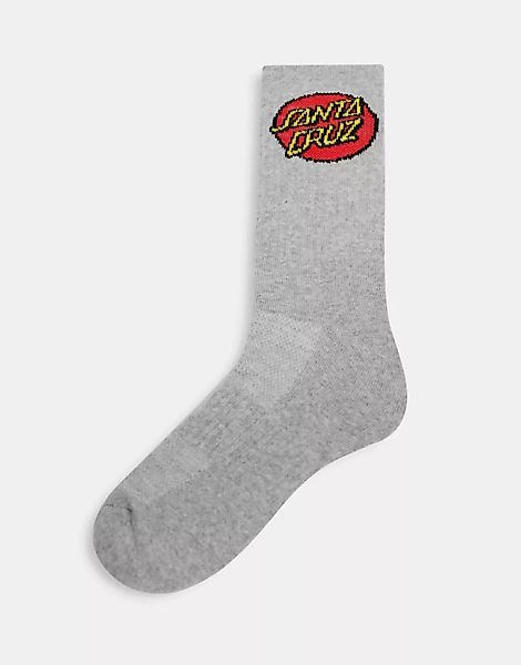 Santa Cruz – Dot – Socken in Grau günstig online kaufen