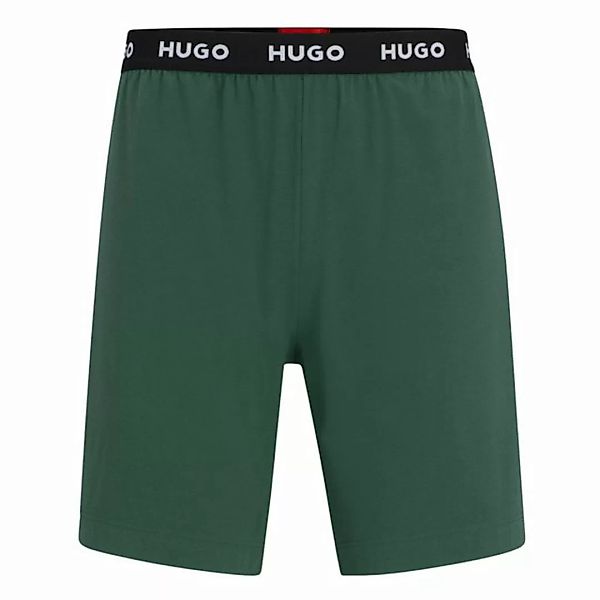 HUGO Pyjamashorts Linked Short Pant mit umlaufendem Markenschriftzug am Bun günstig online kaufen