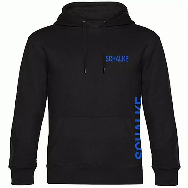 multifanshop Kapuzensweatshirt Schalke - Brust & Seite - Hoodie günstig online kaufen