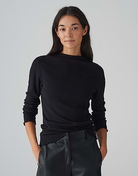 OPUS Langarmshirt Rippshirt SONINCHEN Slim aus günstig online kaufen