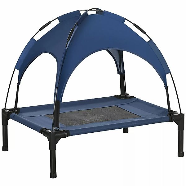 PawHut Tierbett Hundeliege mit Baldachin, Atmungsaktiv, günstig online kaufen