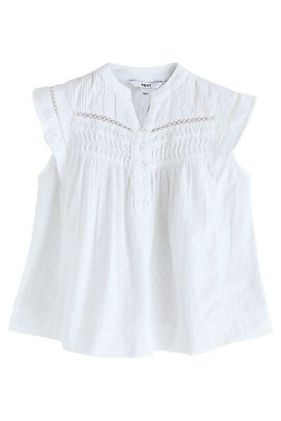 Next Blusentop Ärmellose Jacquard-Bluse (1-tlg) günstig online kaufen
