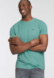 Bruno Banani T-Shirt Mit Doppelkragen und Zierbrusttasche günstig online kaufen