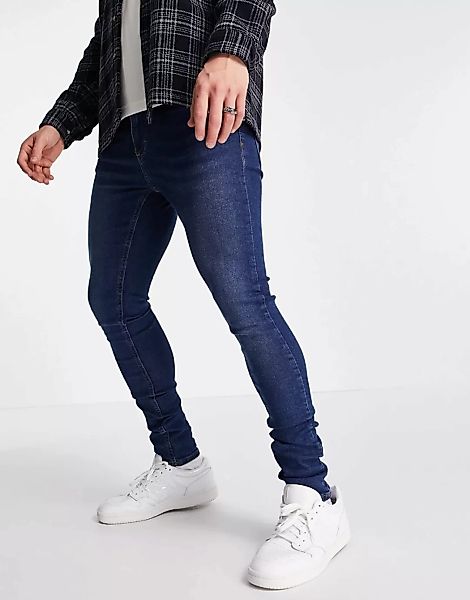 LDN DNM – Superenge Jeans in verwaschenem Blau günstig online kaufen