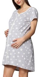 Be Mammy Umstandsnachthemd Damen Umstands Nachthemd günstig online kaufen