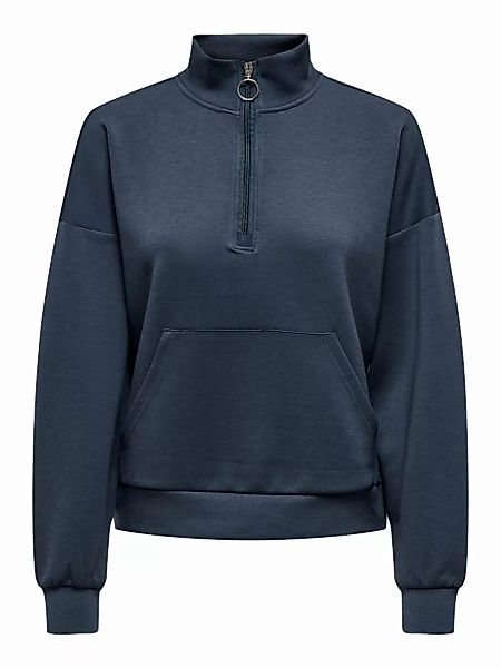 ONLY Detailreich Sweatshirt Damen Blau günstig online kaufen