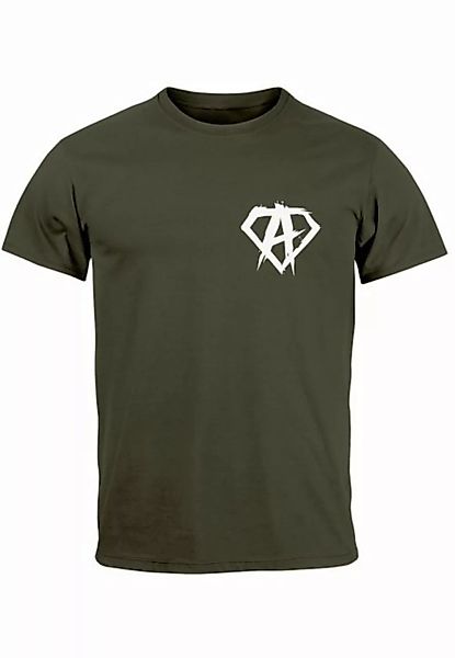 Neverless Print-Shirt Herren T-Shirt Print Aufdruck Alpha Superhero Gym Ana günstig online kaufen