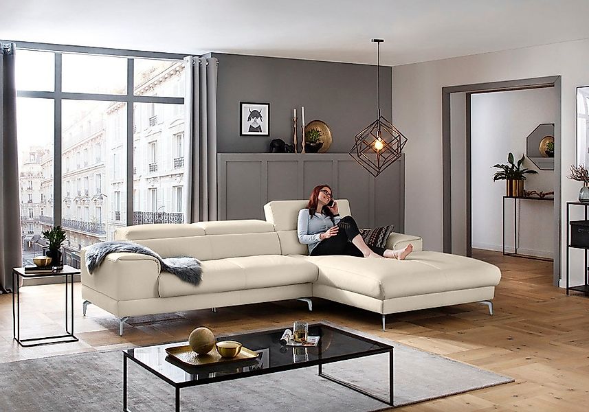 W.SCHILLIG Ecksofa »piedroo, Designsofa mit tollem Sitzkomfort, bequem und günstig online kaufen