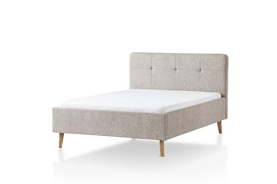 140x200 Polsterbett SMART von Meise Möbel Taupe günstig online kaufen