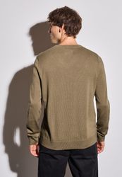 STREET ONE MEN Strickpullover aus reiner günstig online kaufen