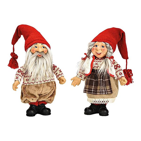 Interdesign24 Weihnachtsfigur Zwerg, Wichtel aus Textil günstig online kaufen