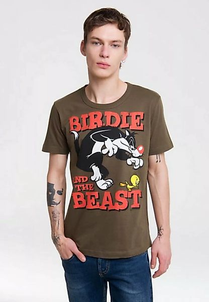 LOGOSHIRT T-Shirt Looney Tunes – Sylvester & Tweety mit coolem Print günstig online kaufen