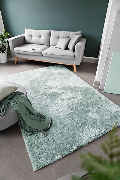 LUXOR living Hochflor-Teppich »Gela«, rechteckig, Uni Farben, weich und fla günstig online kaufen