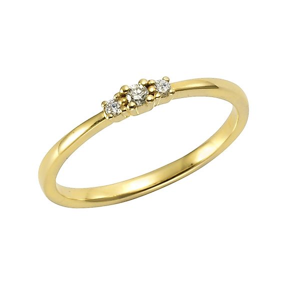 Orolino Fingerring Gold 585 mit 3x günstig online kaufen