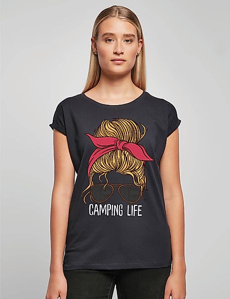 Youth Designz Print-Shirt "Camping Life Frau" günstig online kaufen