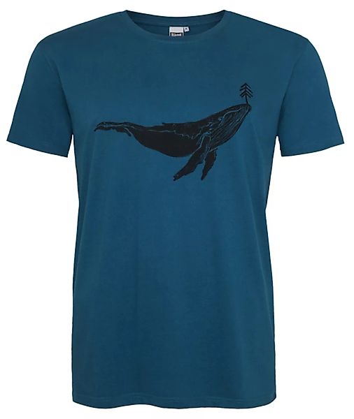 Herren T-shirt Mit Halfbird Wal Aus Biobaumwolle, Made In Portugal Ilp06 - günstig online kaufen