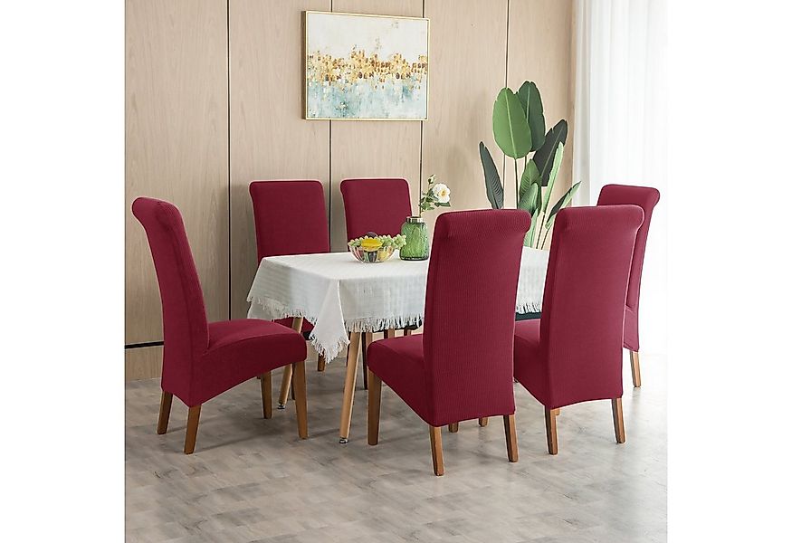 Simloveve Sitzflächenhusse Stretch Schonbezug, Stuhlbezug Groß Stuhlschutz günstig online kaufen