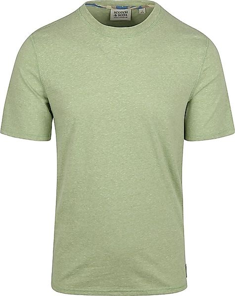 Scotch And Soda T-Shirt Melange Grun - Größe L günstig online kaufen