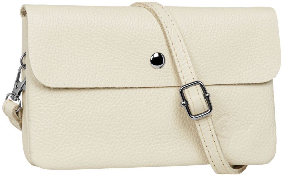 Caspar Umhängetasche Kleine Leder Clutch Damen günstig online kaufen