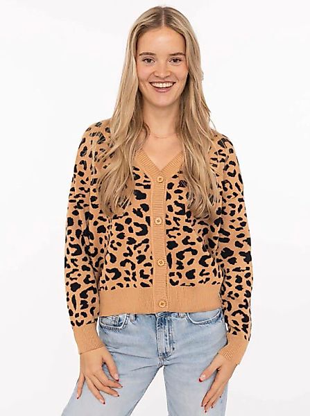 Zwillingsherz Strickpullover ""Classic Leo"" Animal-Muster günstig online kaufen
