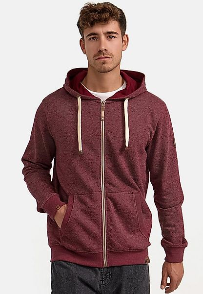 Indicode Sweatjacke Herren INBaustian Herrenjacke Reißverschluss mit kusche günstig online kaufen