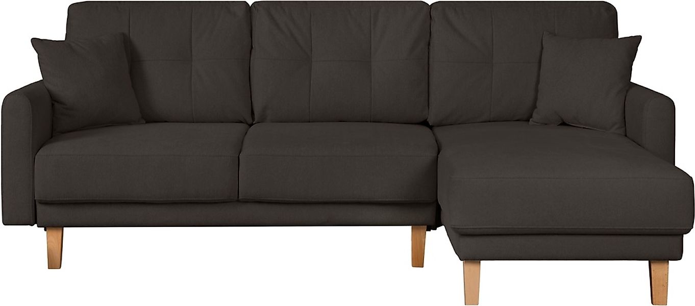 Home affaire Ecksofa "TRIPLO optionale Schlafsofa mit Bettkasten, Maße B/T/ günstig online kaufen